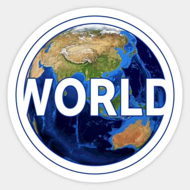 Our world with a view of the Asia gift universe Sticker by sweetczak